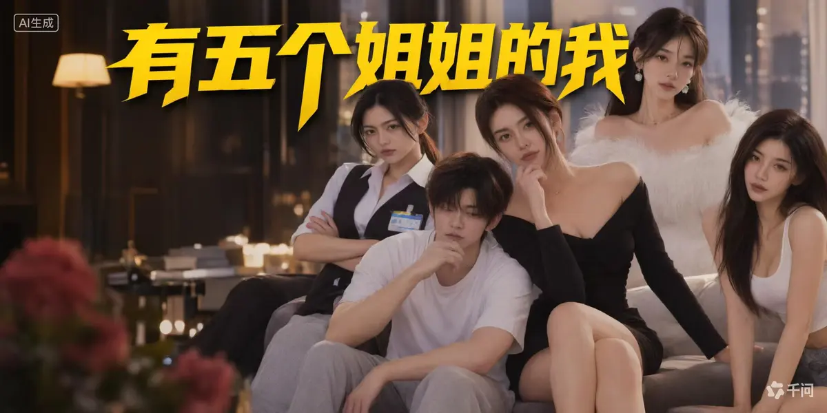 黄豆AI短剧《有五个姐姐的我》全集无雾版未删减高清免费看-无广告完整版无须会员-AI漫剧随心看五个职业姐姐超甜治愈剧情