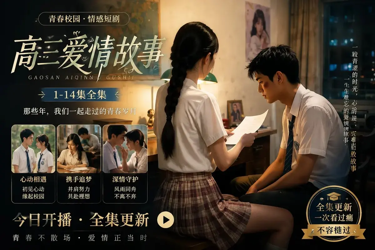 高清未删减全集 - 高三爱情故事if篇蓝光修复中字版 - 《ai短剧高三爱情故事》免费在线观看 - 全程高能无尿点